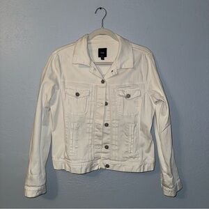 GAP Women's White Denim Jacket